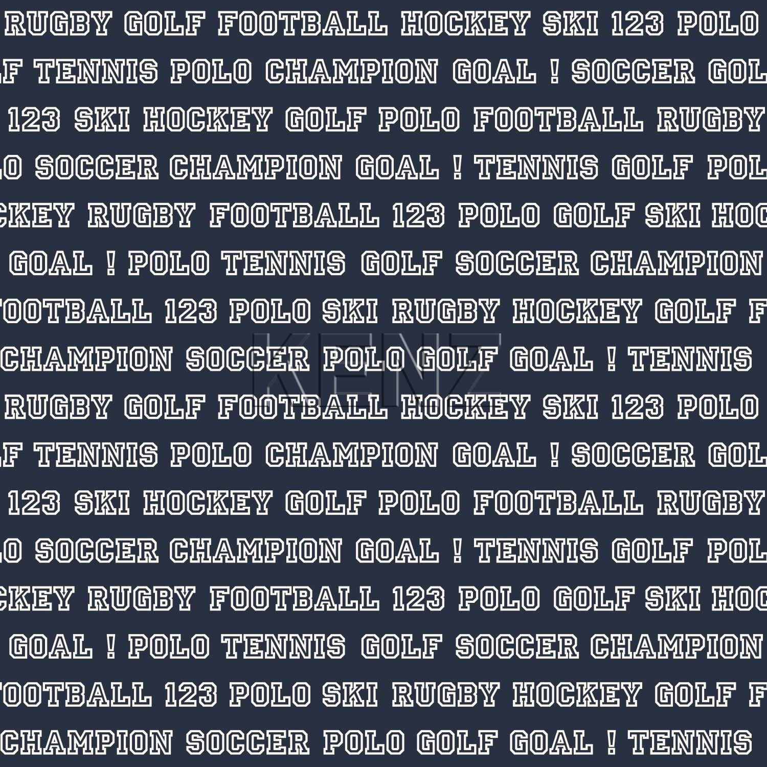 wallpaper sports texts navy blue 115623