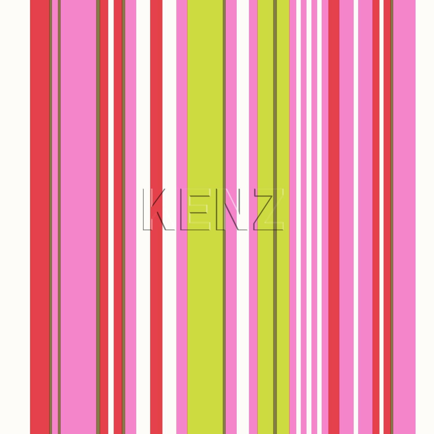 wallpaper stripes lime green and pink 116532
