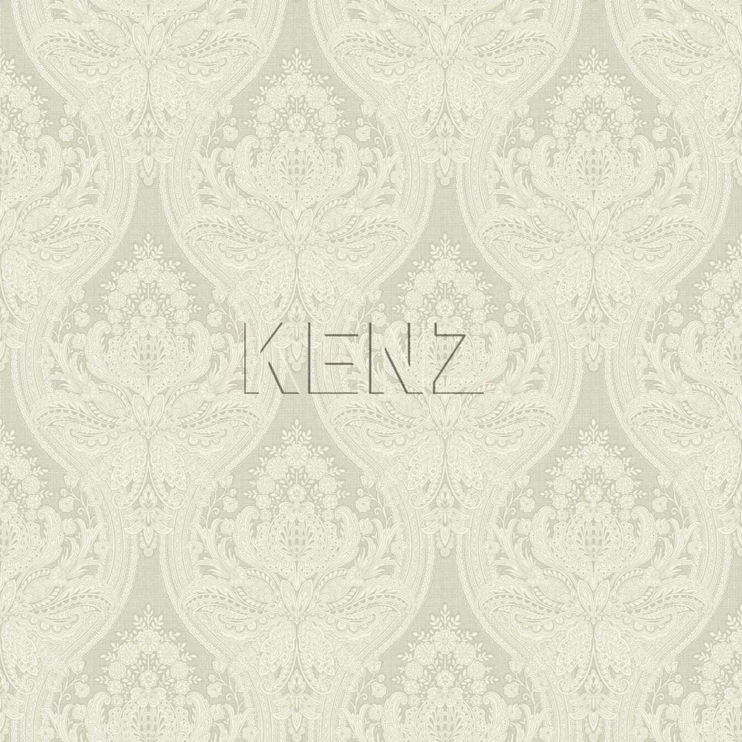 wallpaper baroque print brown 127606