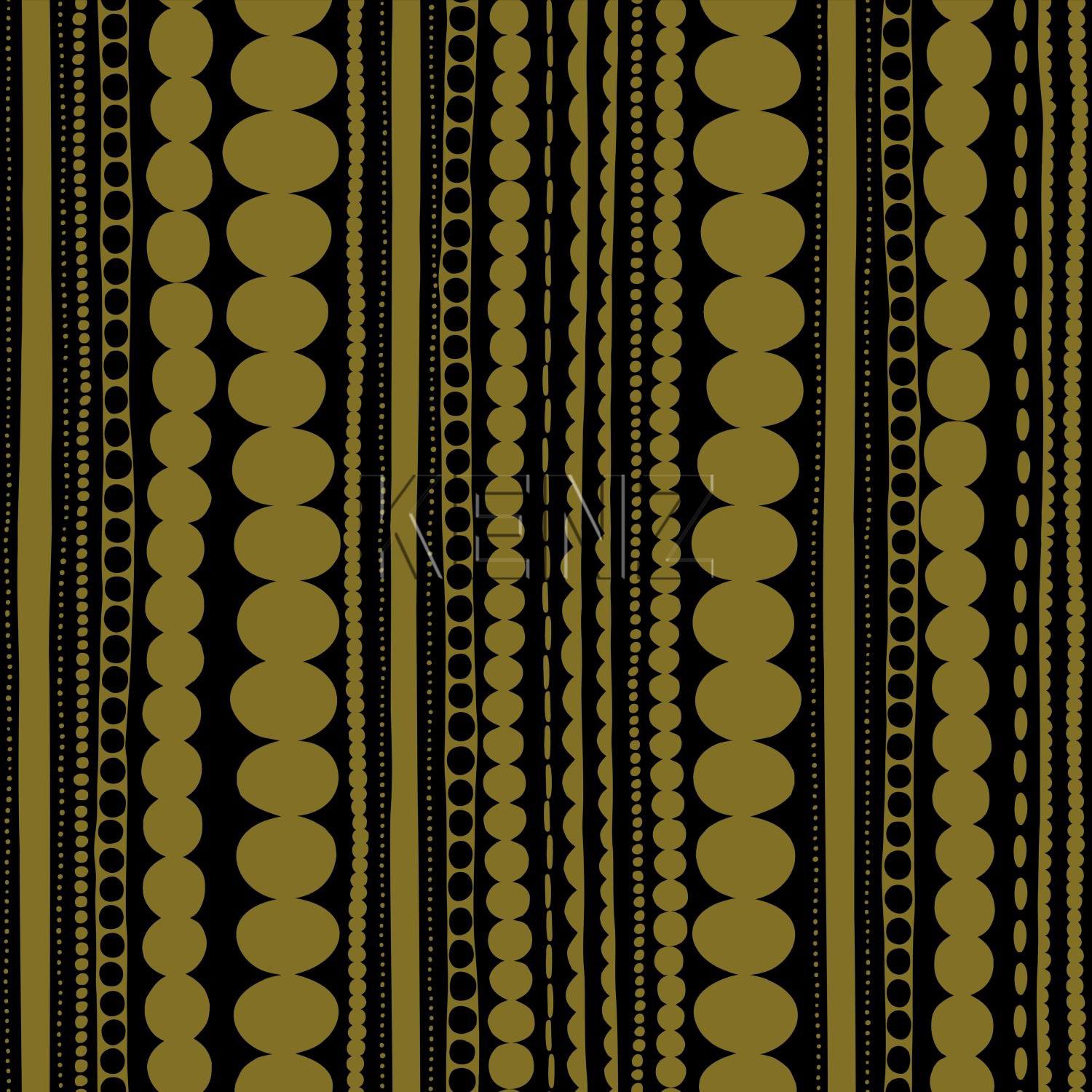 wallpaper beads black and shiny gold 128822