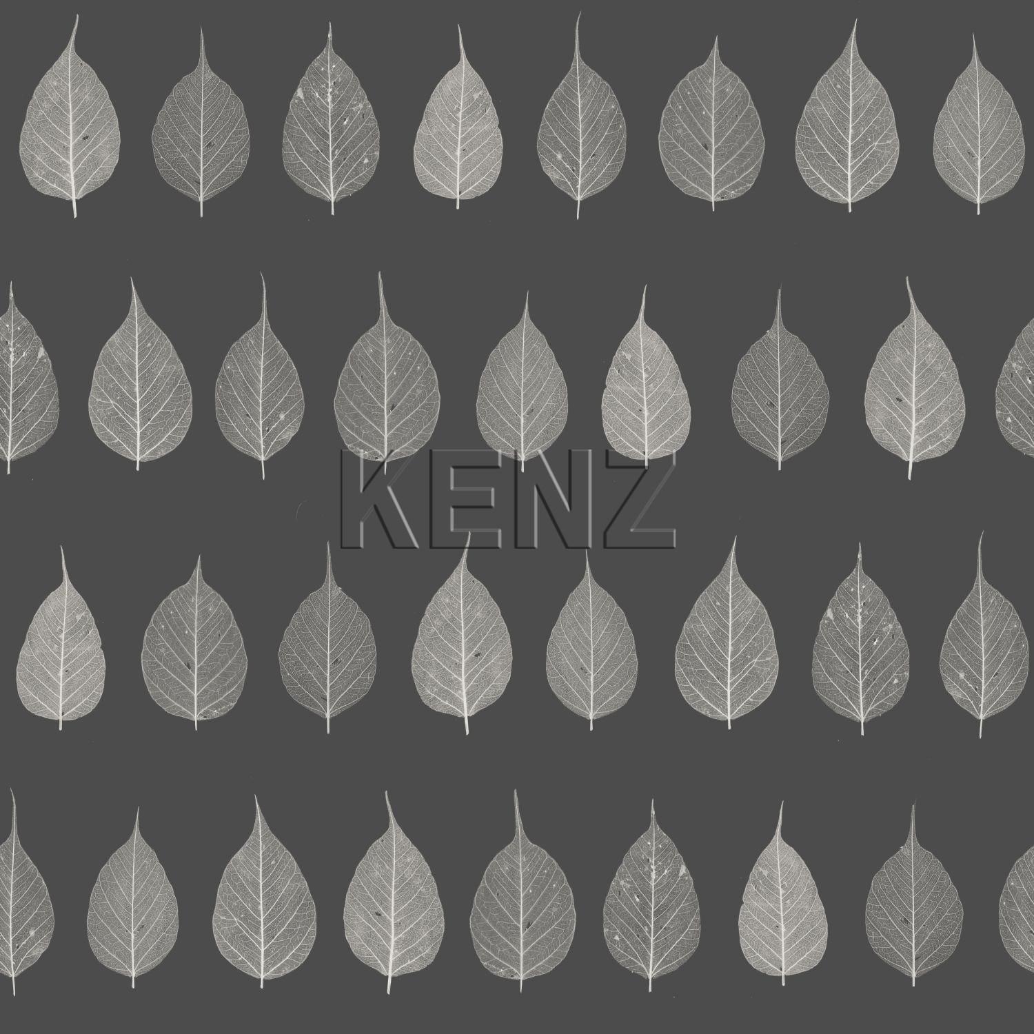 wallpaper skeleton leaves black and brown and anthracite gray 128849