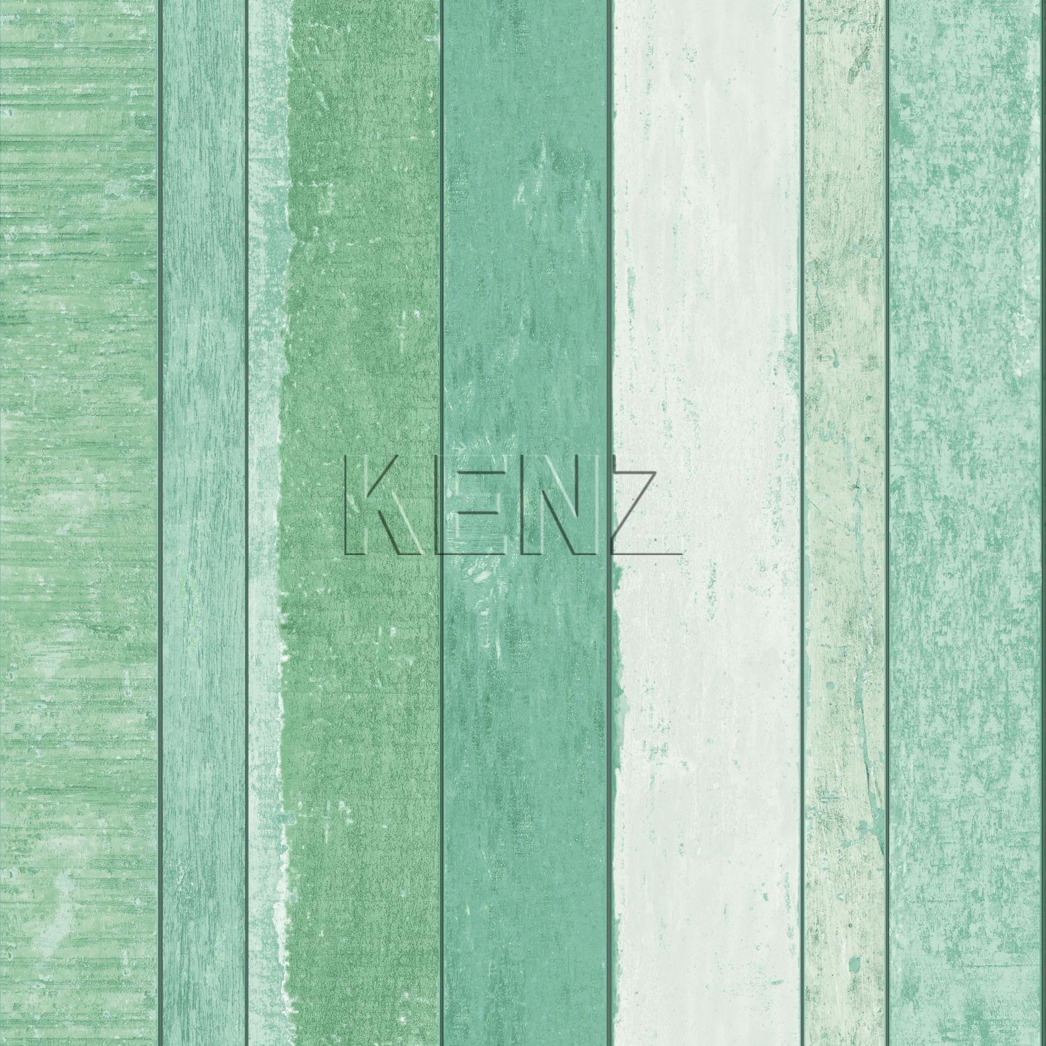 wallpaper scrap wood motif green 138983