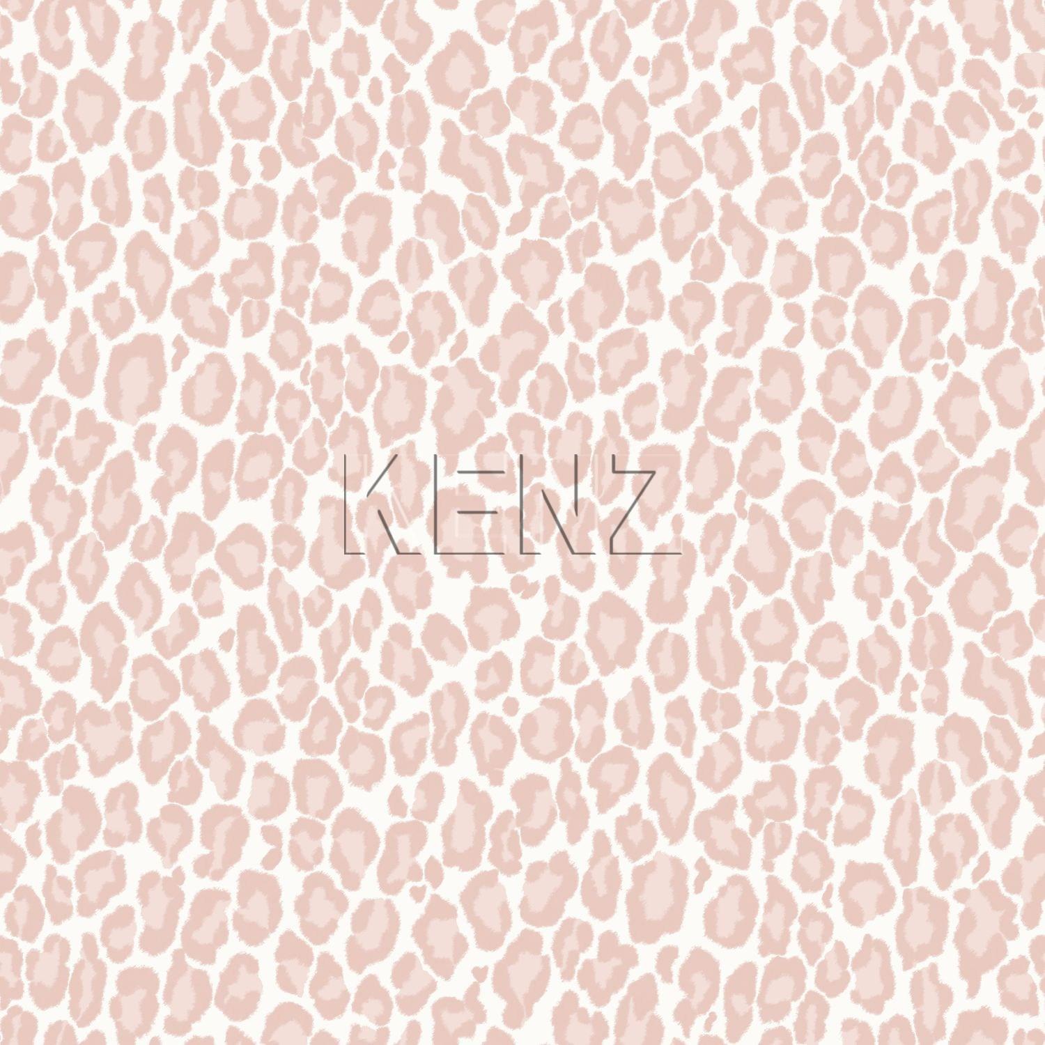 wallpaper panther print soft pink 139150