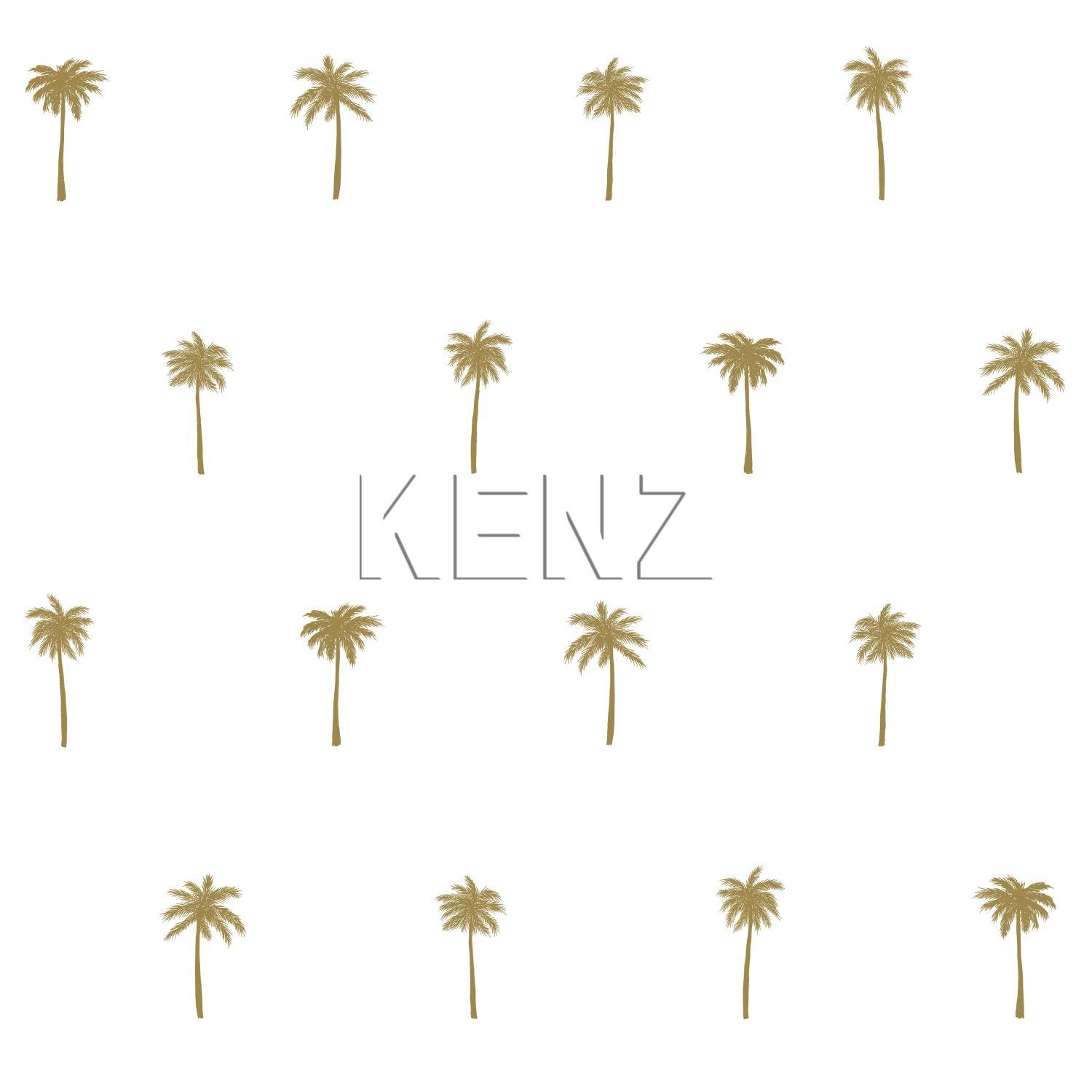 wallpaper palm trees white and gold 139158