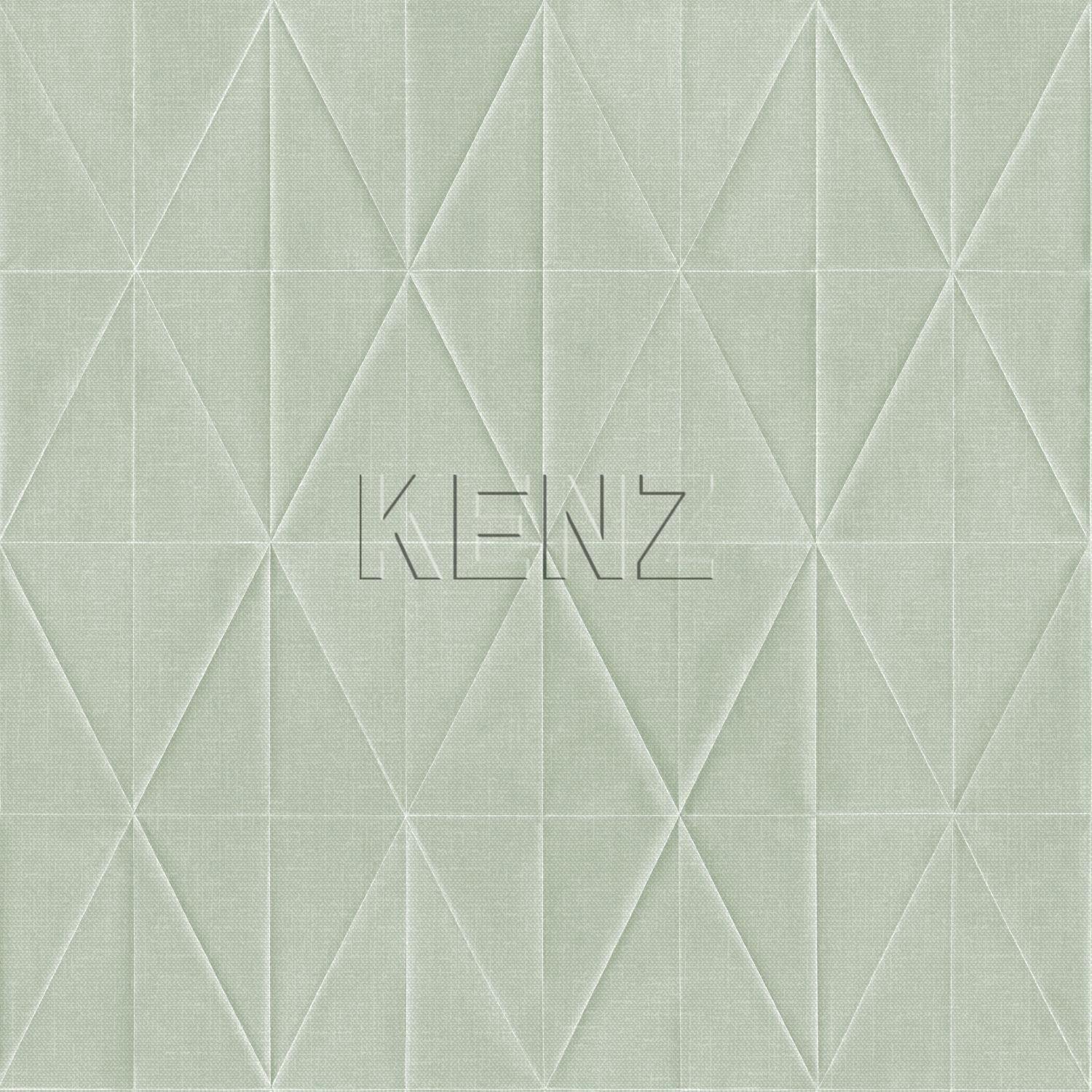 wallpaper origami motif celadon green 148713