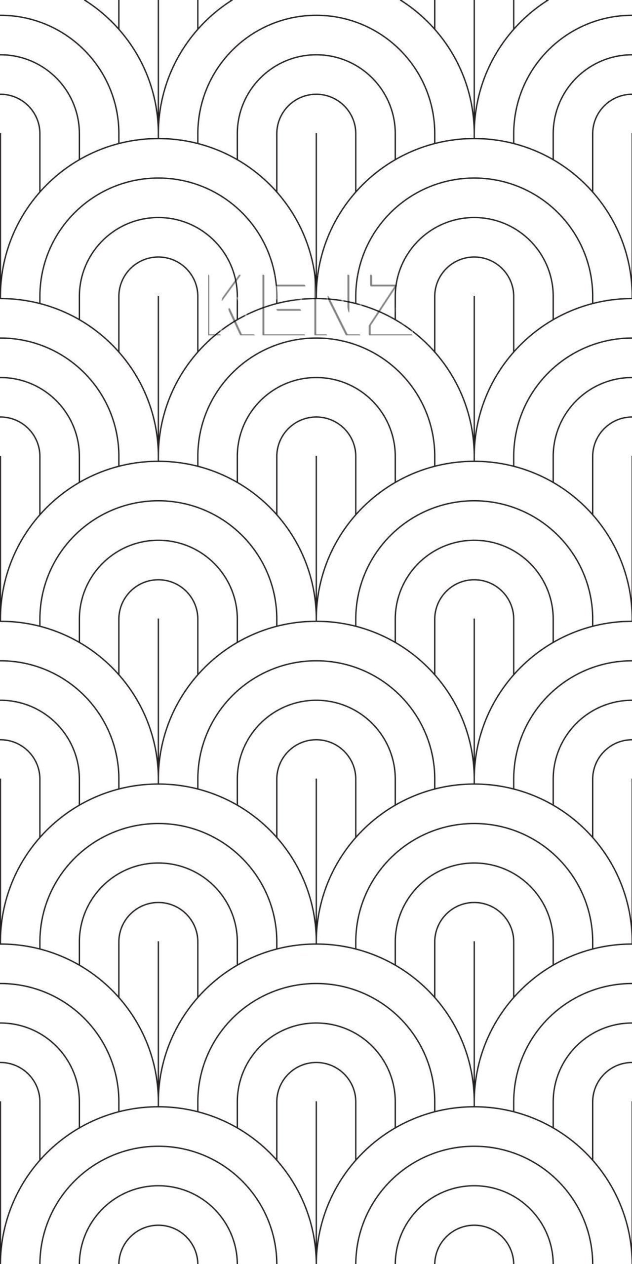 wall mural art deco white and black 158935 2
