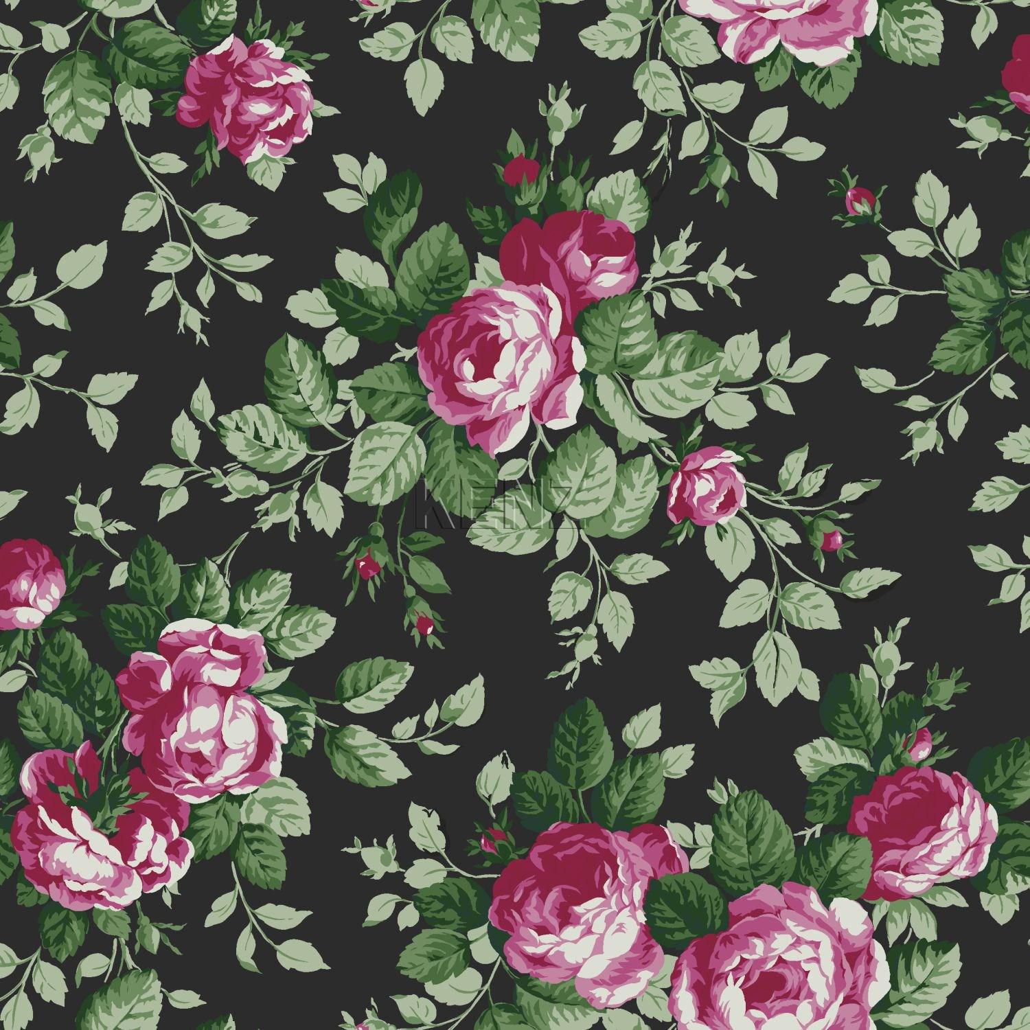 wallpaper roses black and pink 326140
