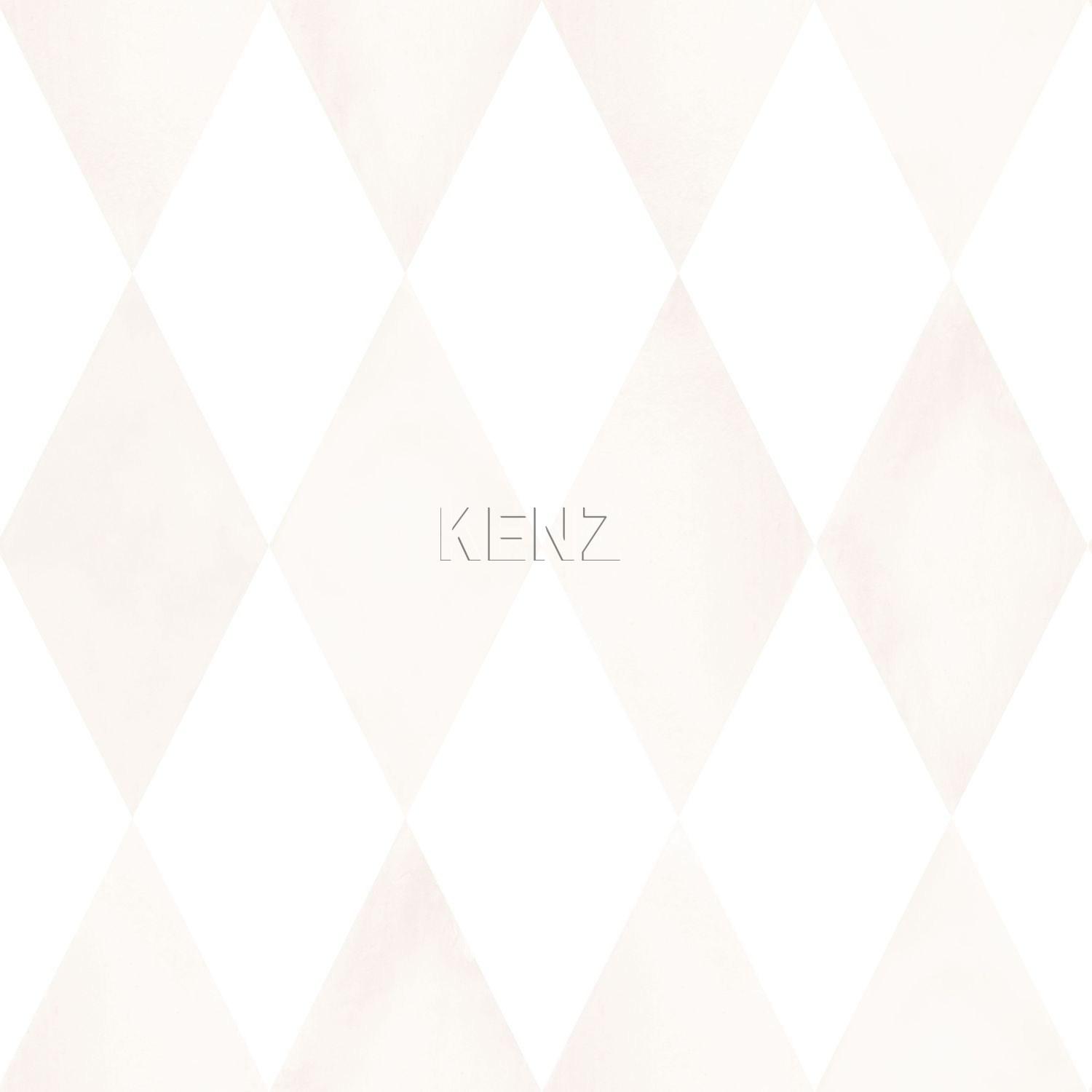 wallpaper rhombus pattern light cream beige and matt white 337216