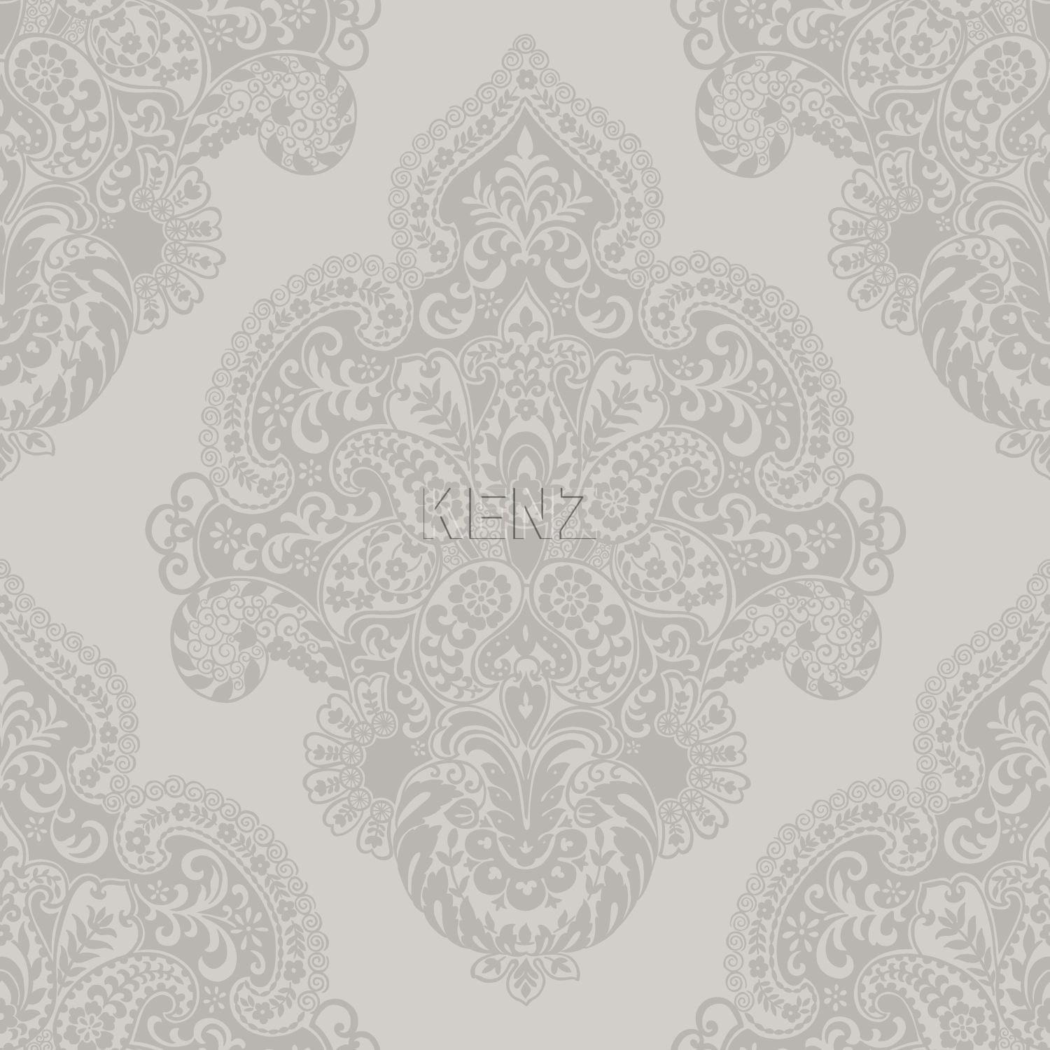 wallpaper ornaments taupe 345915
