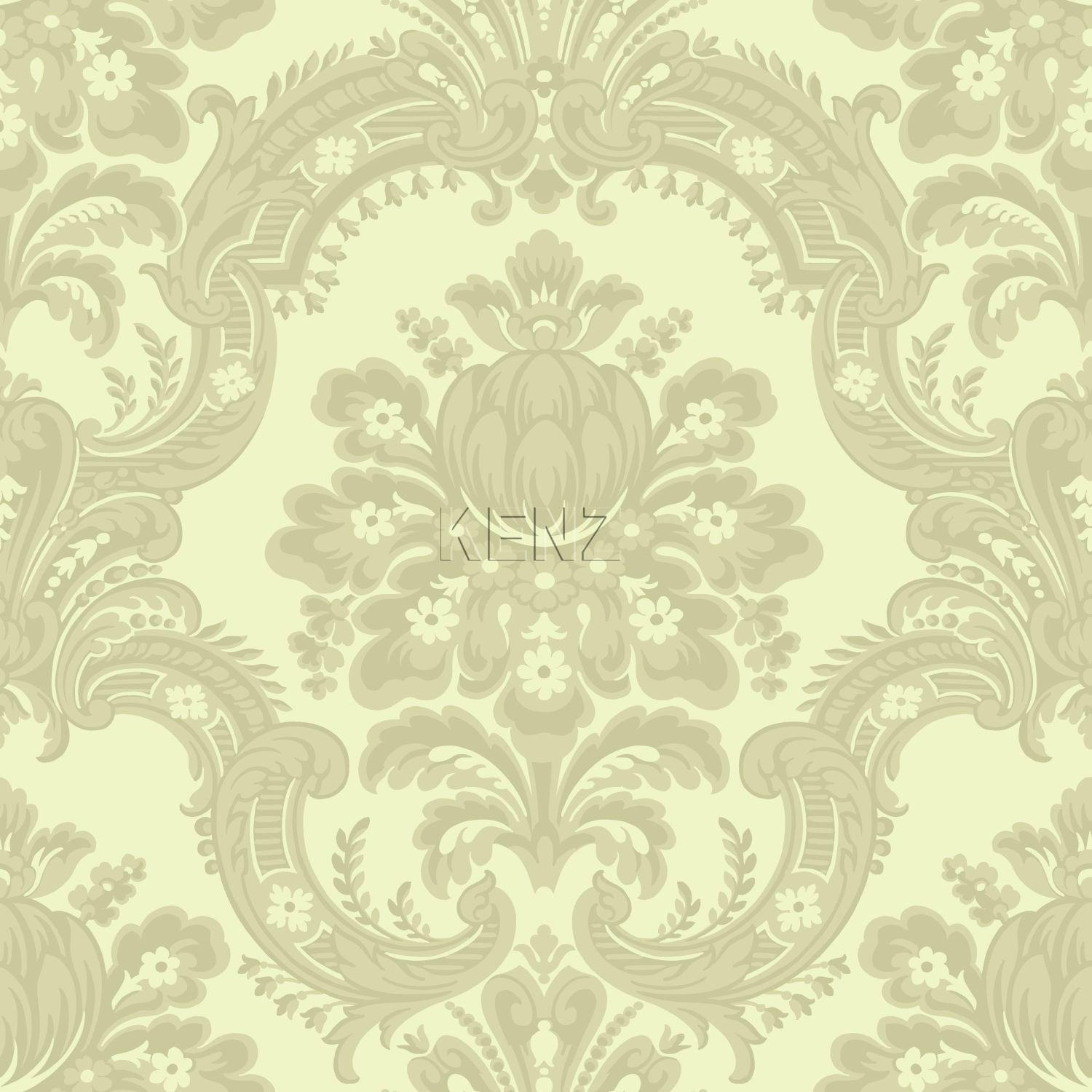 wallpaper ornaments light green 346525