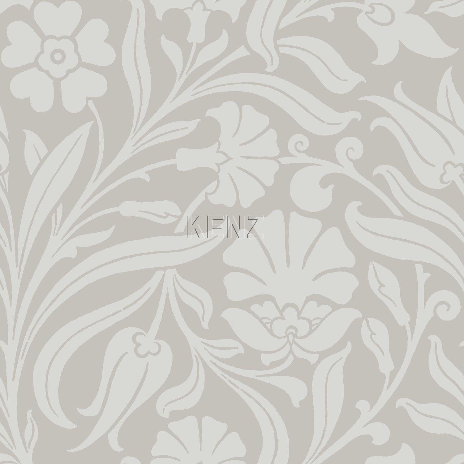 wallpaper flowers gray 346636