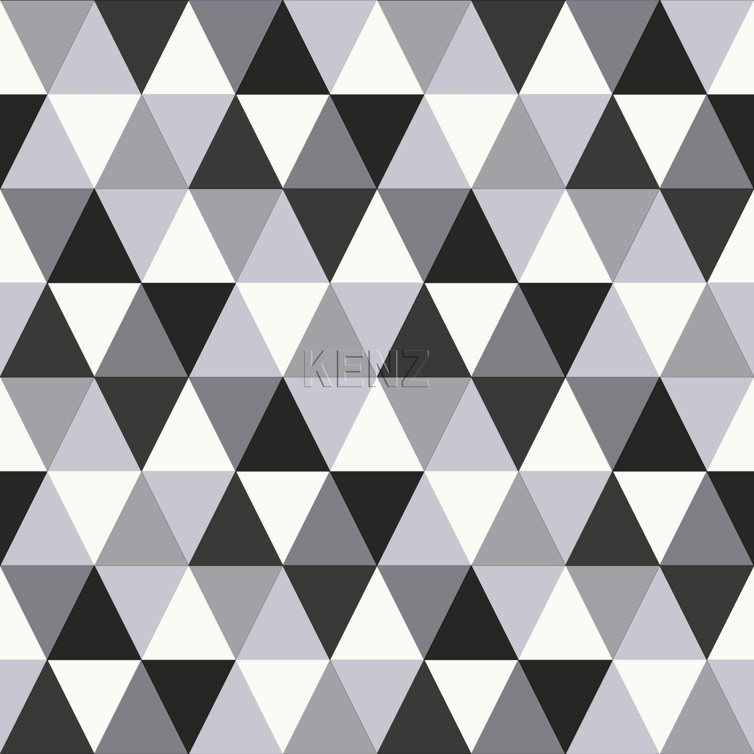 wallpaper graphic triangles black and white 347202