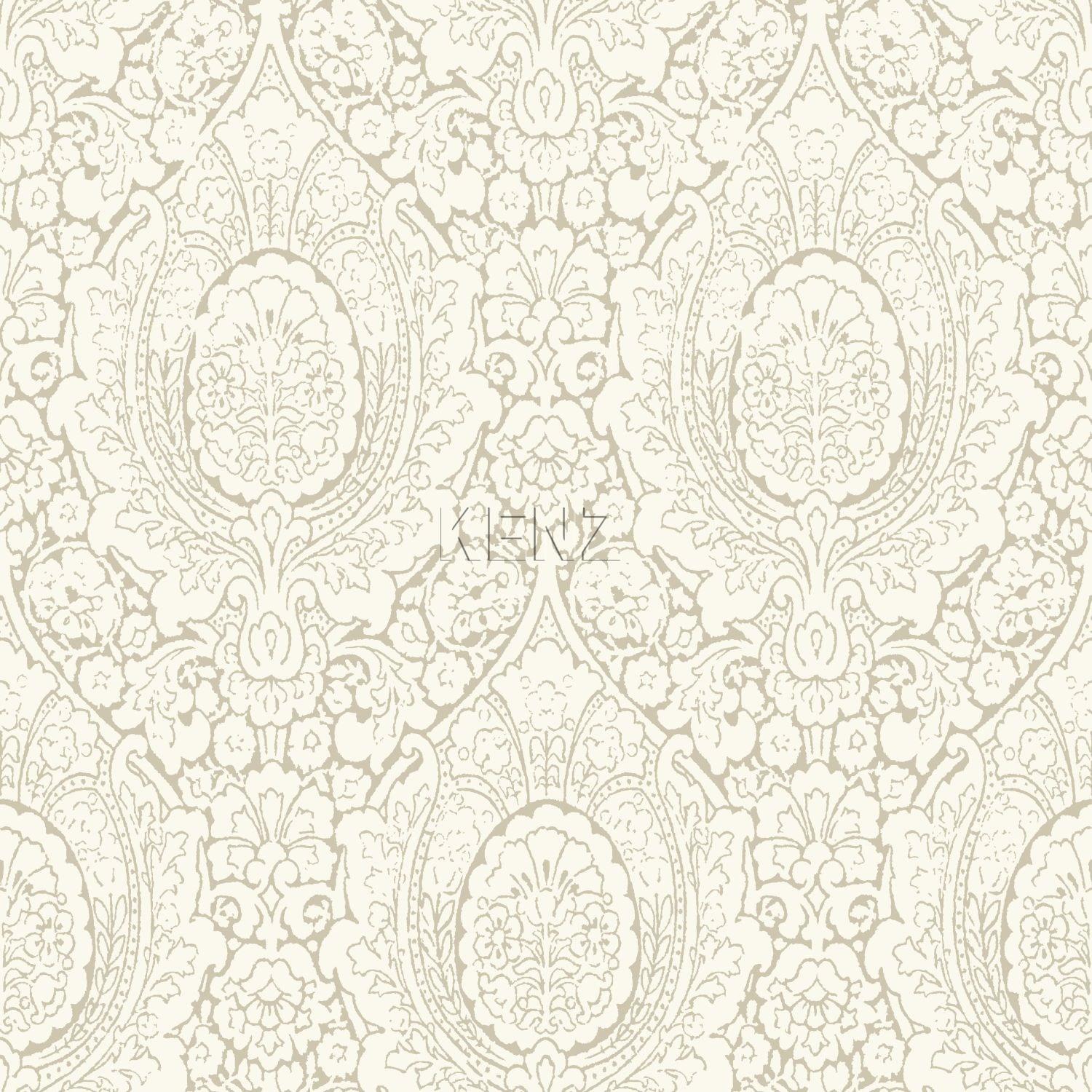wallpaper ornaments shiny light beige 347329