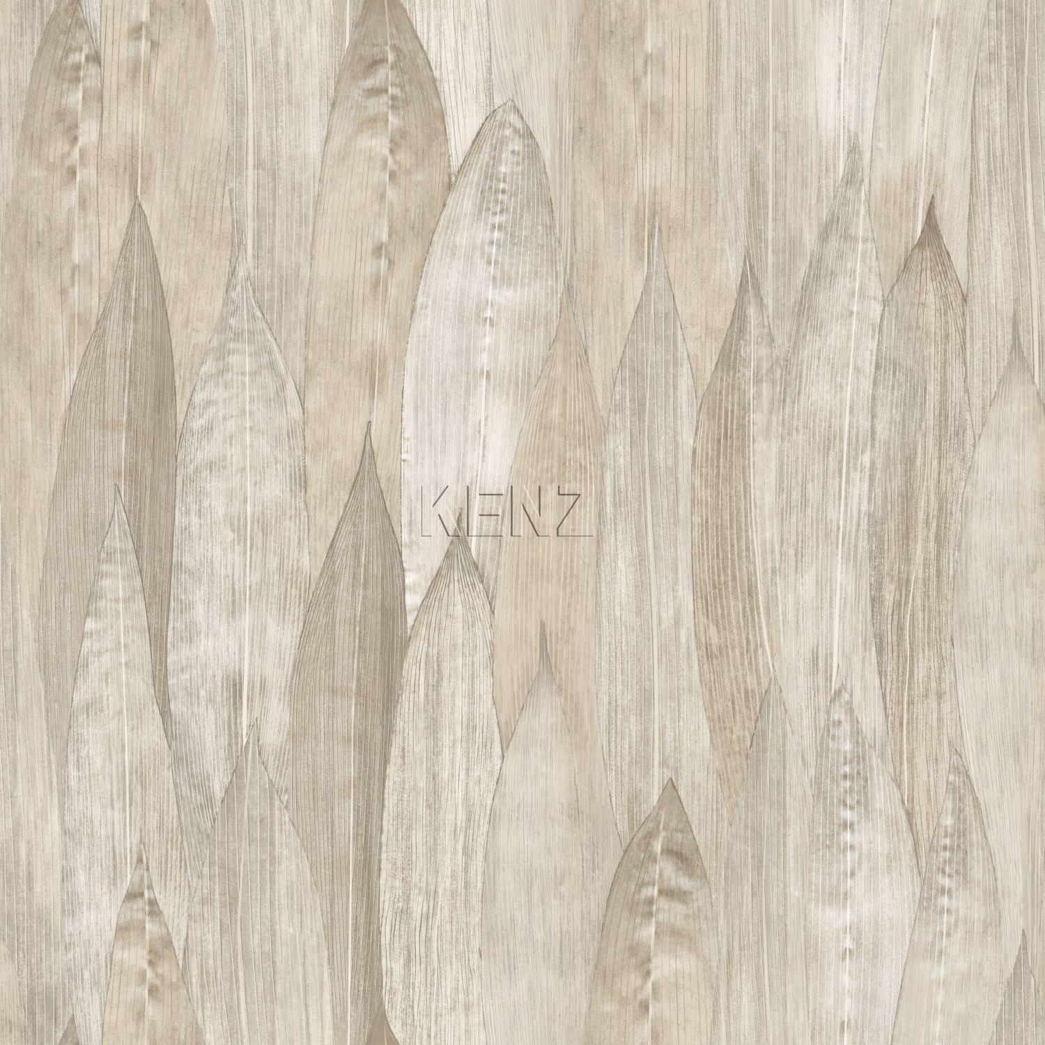 wallpaper leaves sand beige 347371