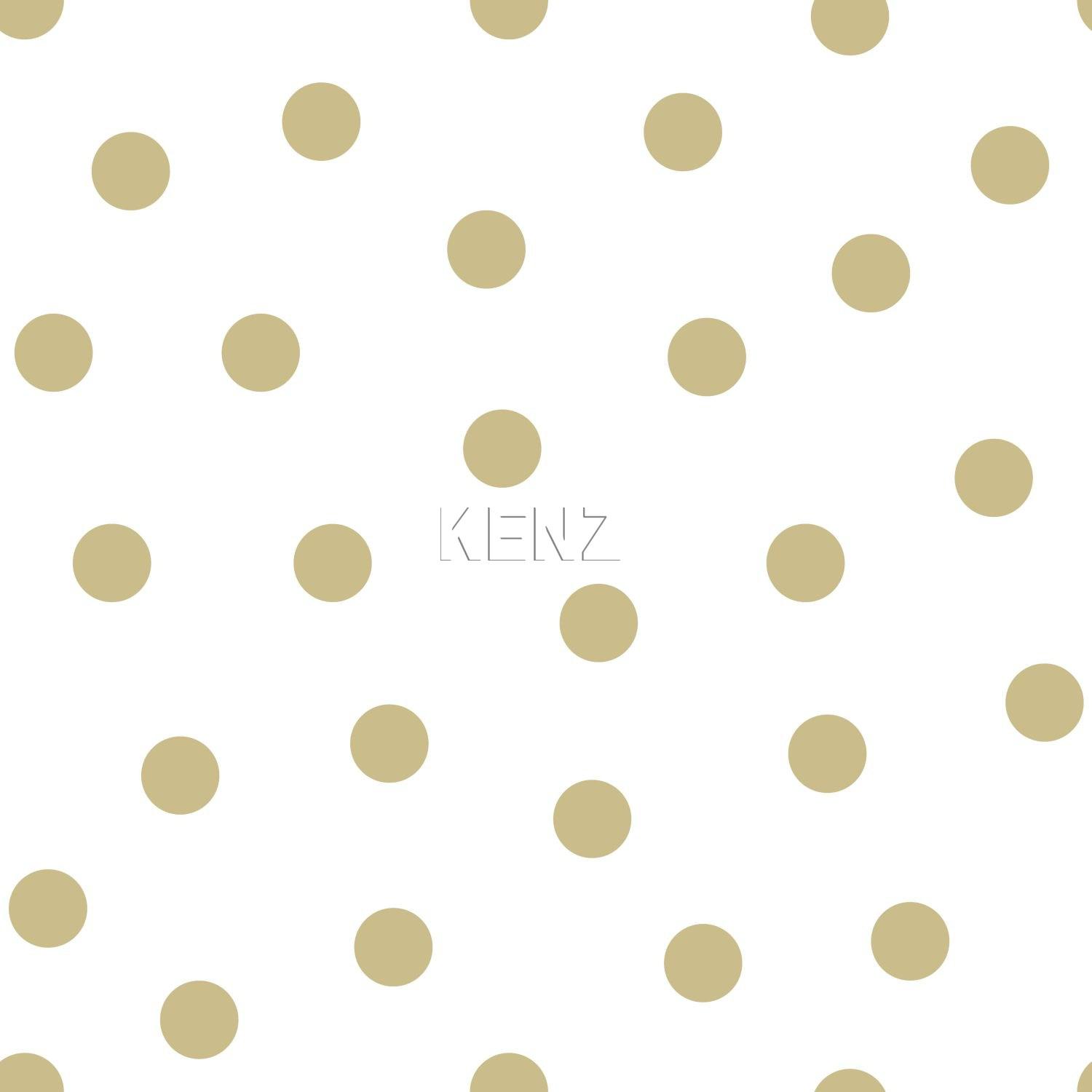 wallpaper small dots white and gold 347674