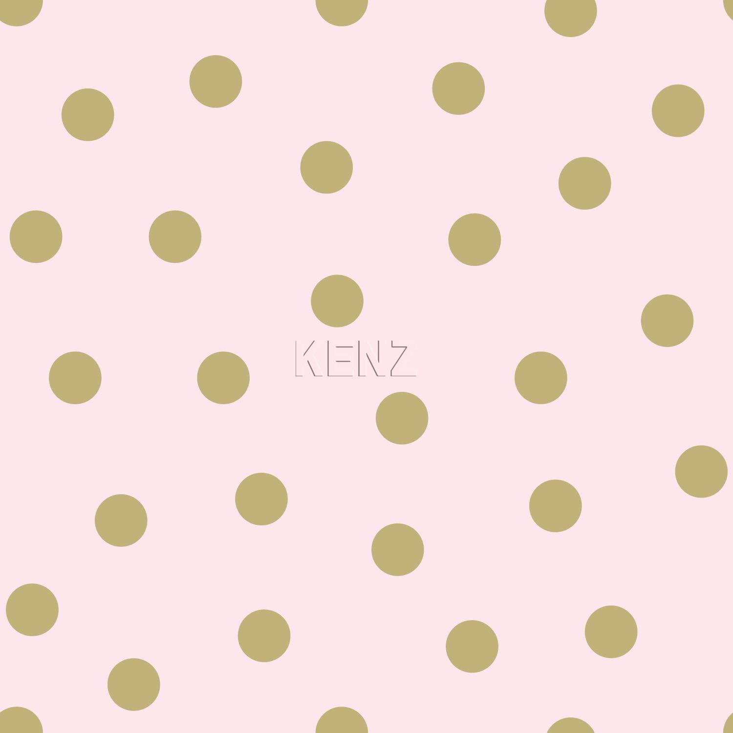 wallpaper small dots pink and gold 347677