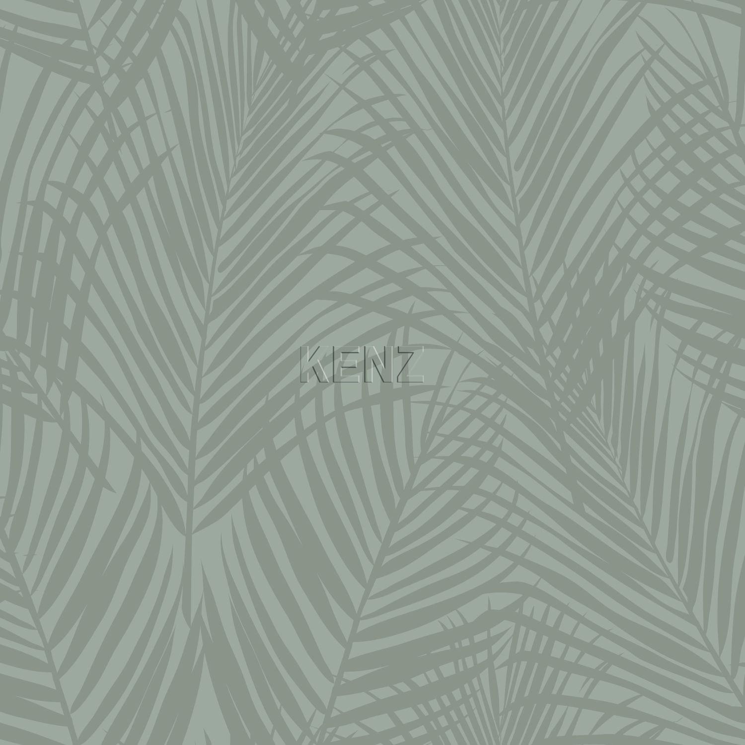 wallpaper palm leaves greyish green 347709
