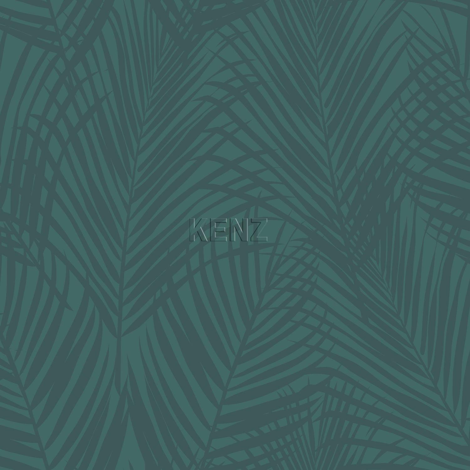 wallpaper palm leaves emerald green 347710