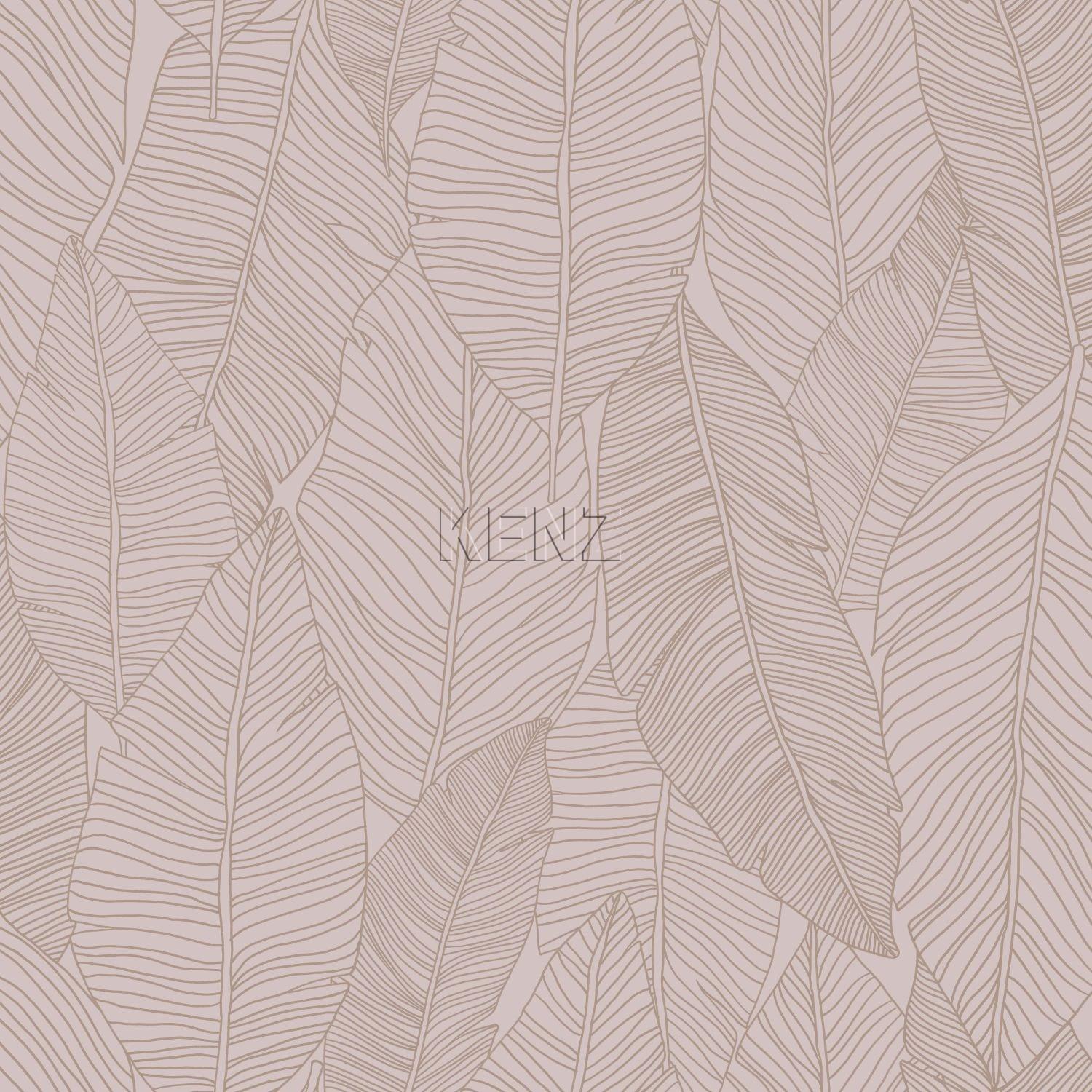 wallpaper leaves old pink 347712