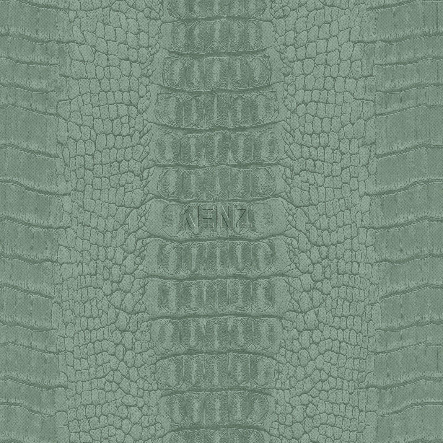 wallpaper crocodile skin greyish green 347772