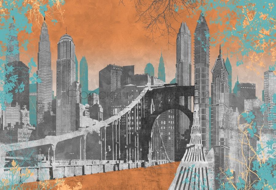 Collage With Skyscrapers