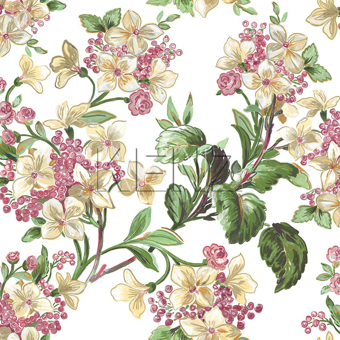 Flowery White 2